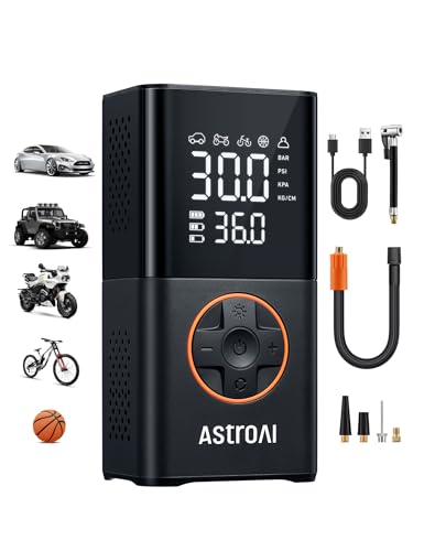 AstroAI L7 Tire Inflator Portable Air Compressor Cordless Mini Bike