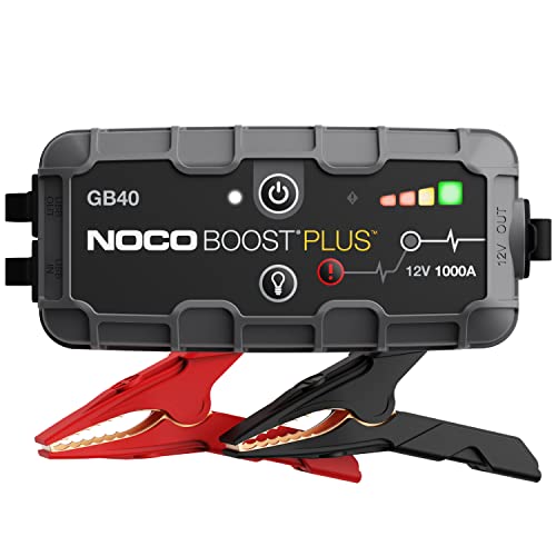 NOCO Boost GB40: 1000A UltraSafe Jump Starter – 12V Lithium