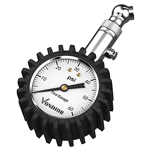 Tire Pressure Gauge - (0-60 PSI) Heavy Duty, Certified ANSI
