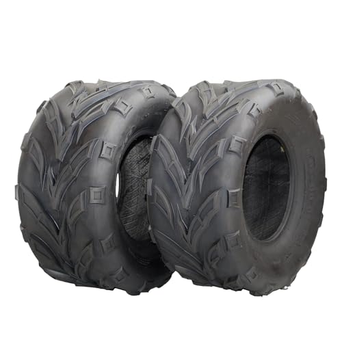 (2-Pack) 16x6-8 ATV UTV Tires, 4PR Durable Tubeless, Four-Ply Rated,