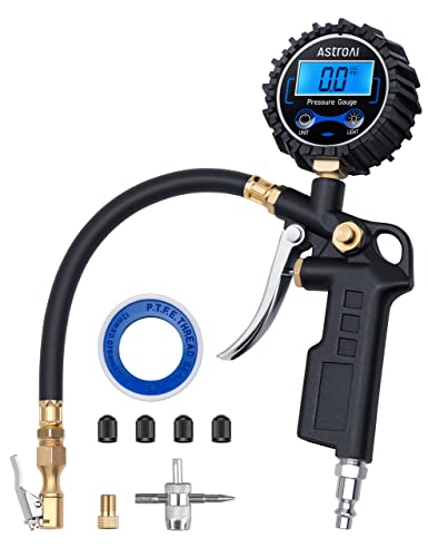 AstroAI Digital Tire Pressure Gauge with Inflator, 3-250 PSI Air