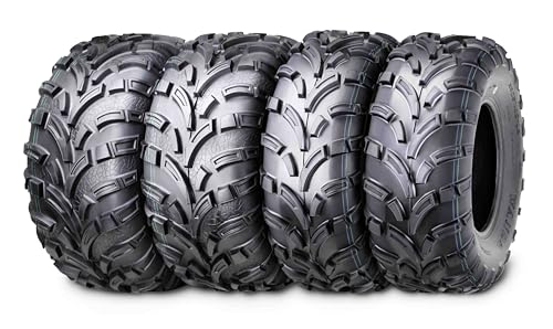WANDA Set of 4 ATV Tires 25x10-12 & 25x11-12 for