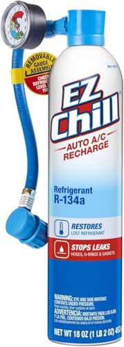 EZ Chill Auto A/C Recharge Kit with Oil, 18-oz Can