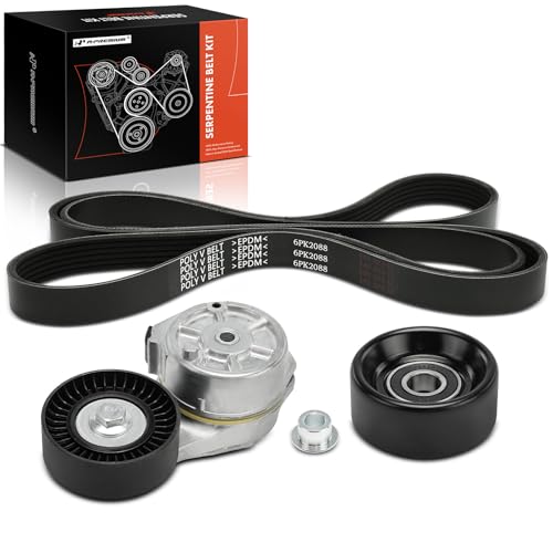 A-Premium Engine Serpentine Belt Drive Kit Compatible with Dodge &