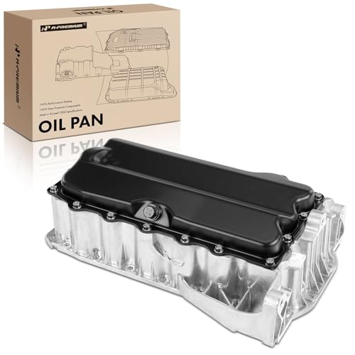 A-Premium Engine Oil Pan Sump with Drain Plug Compatible with
