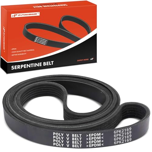 A-Premium Engine Serpentine Drive Belt Compatible with Ford, Jeep, Chevy,
