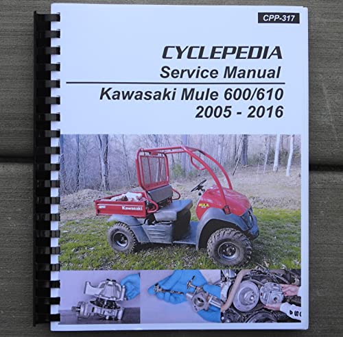 i5motorcycle Service & Repair Manual for Kawasaki Mule 600 610