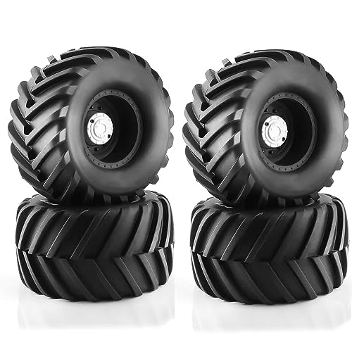 Chanmoo 1/8 RC Monster Truck Tires and 17mm Hex Wheels