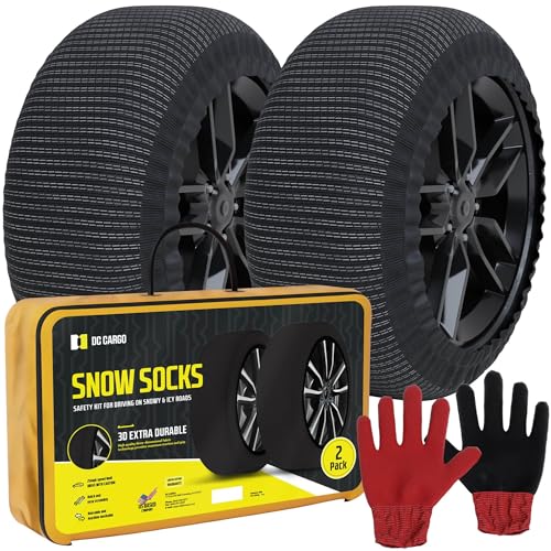 Snow Socks for Tires - Great Alternative to Tire Chains