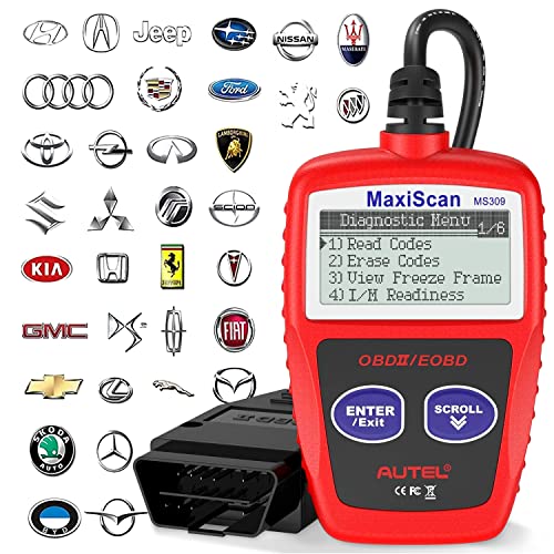Autel OBD2 Scanner MS309 Universal Car Engine Fault Code Reader,