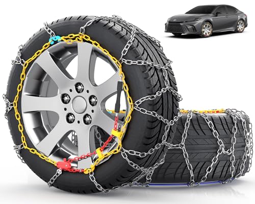Snow-Chains Easy Install Tire-Chains, One-Pull Fit Design Tire Snow Chains