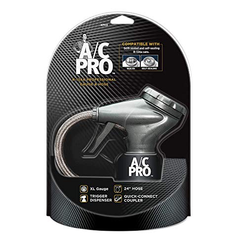 InterDynamics AC Pro Car Air Conditioner R134A Refrigerant Gauge and